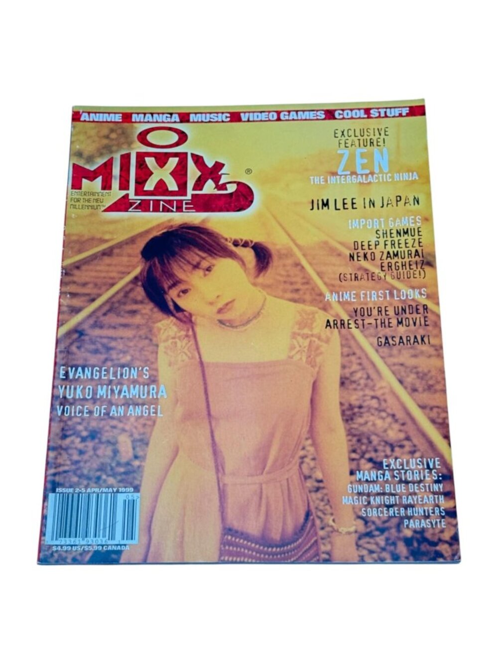 Tokyopop Anime Magazine Issue 2-5 April 1999 English Graphic‎ Comic Manga PB